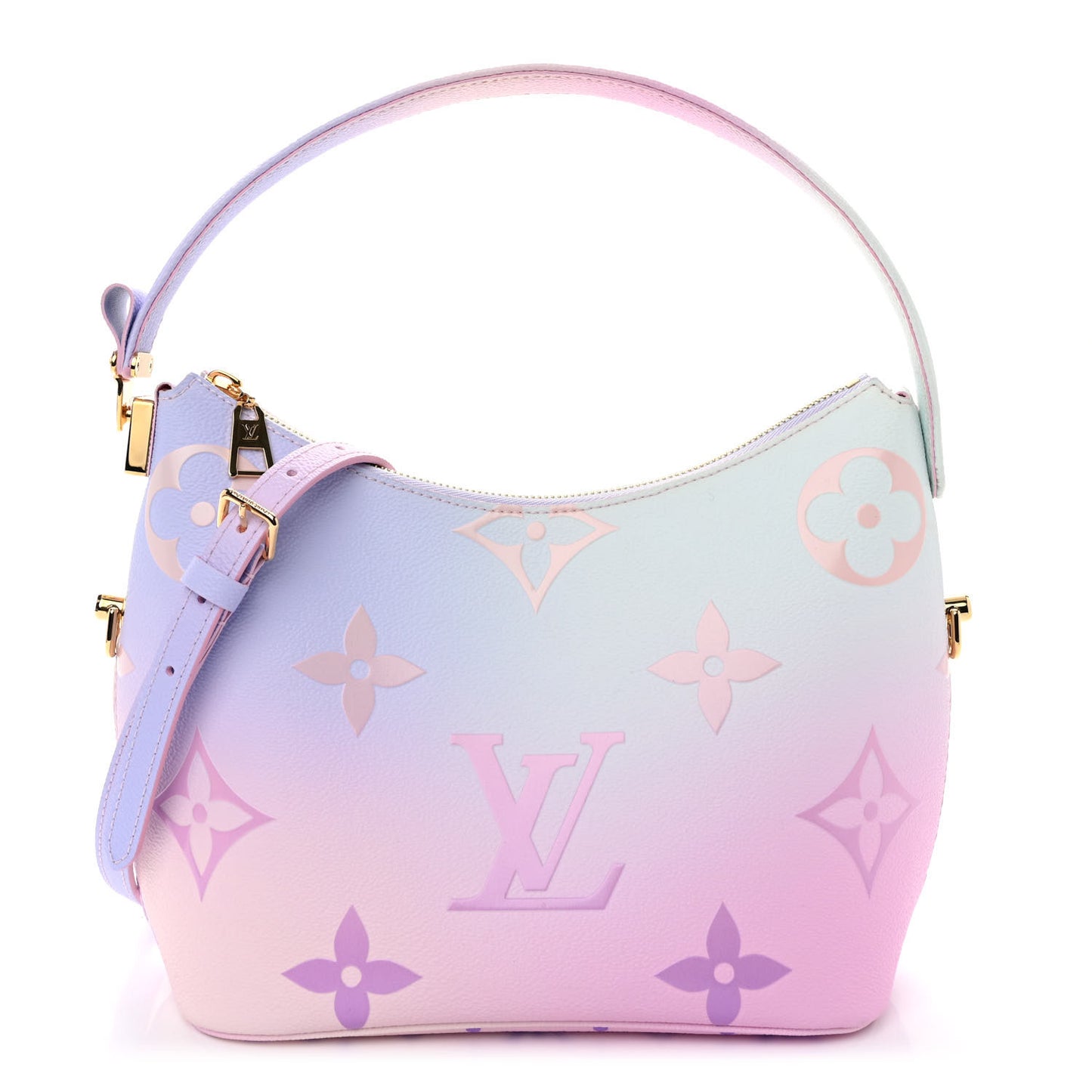 Monogram Giant Spring In The City Marshmallow Hobo PM Sunrise Pastel