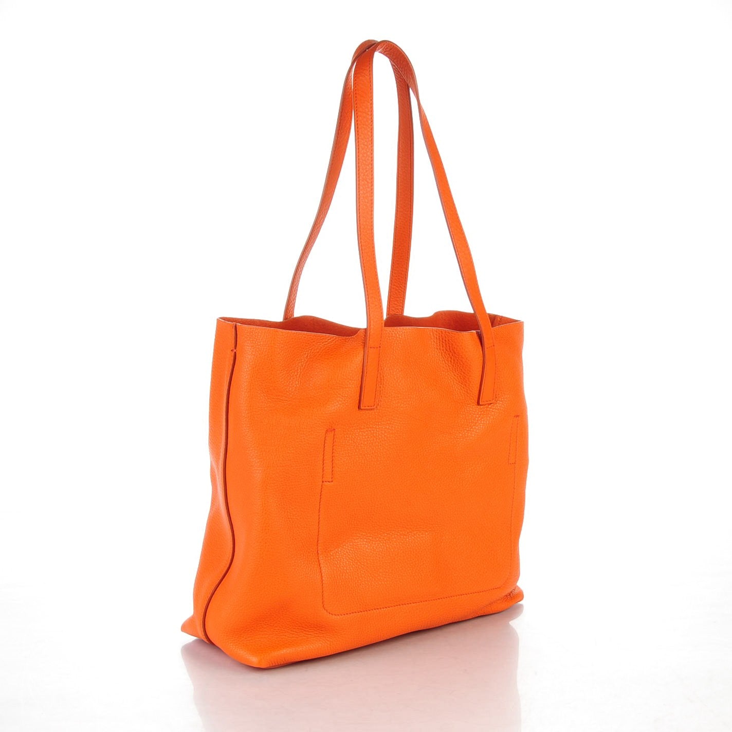 Vitello Daino Tote Papaya
