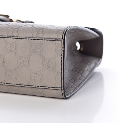 Gucci Soft Guccissima Medium Emily Chain Shoulder Bag Storm Grey 9 of 14