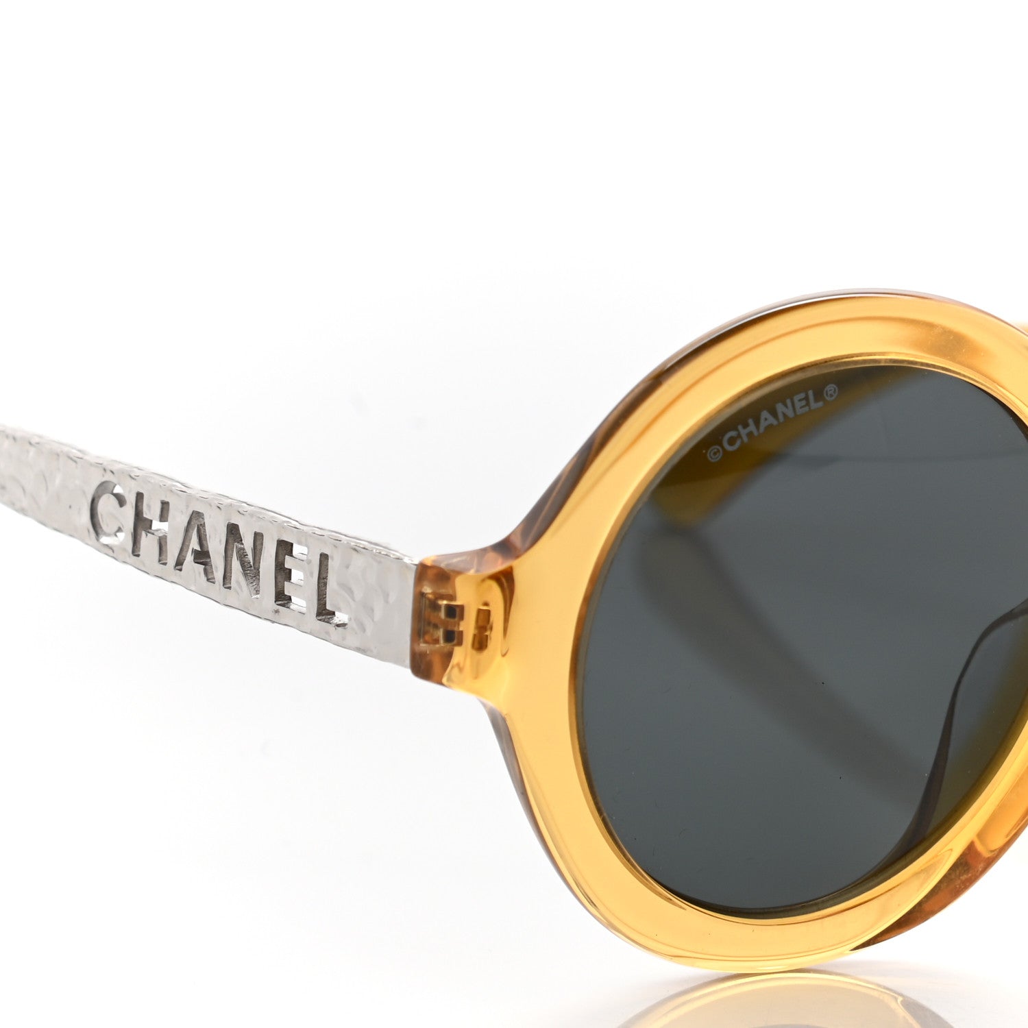 Chanel Acetate Sunglasses 5441-A Yellow 9 of 9
