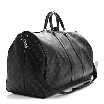 Louis Vuitton Monogram Eclipse Keepall Bandouliere 55 2 of 10