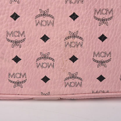 MCM Visetos Medium Liz Reversible Shopper Tote Soft Pink 11 of 21