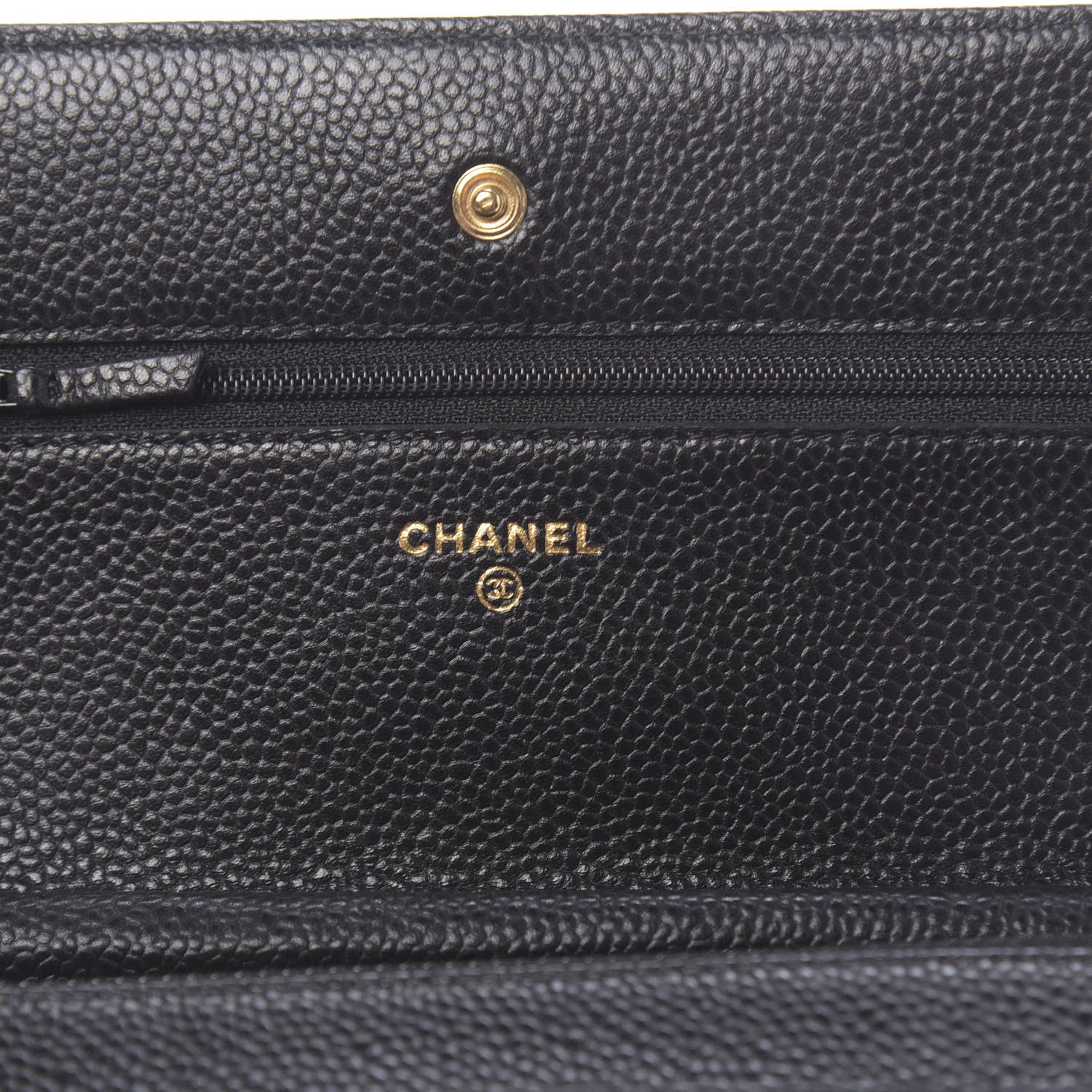 Chanel Caviar Quilted Wallet On Chain WOC Black 6 of 12