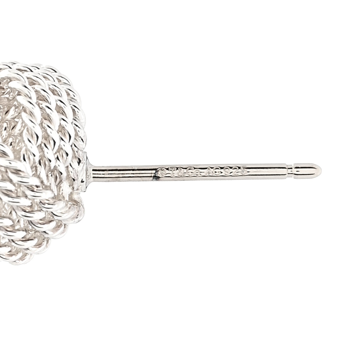 Sterling Silver Twist Knot Earrings
