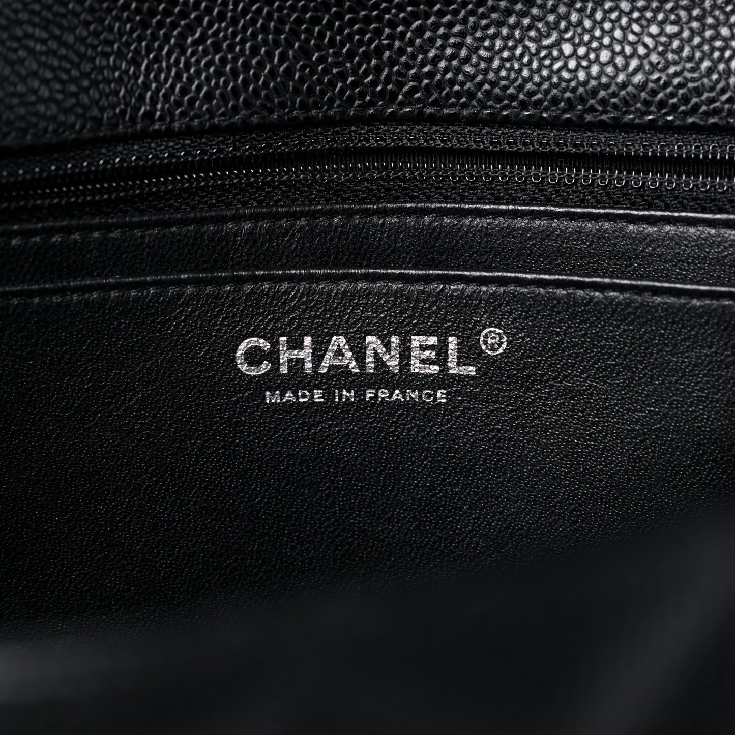 Caviar Quilted Jumbo Single Flap Black