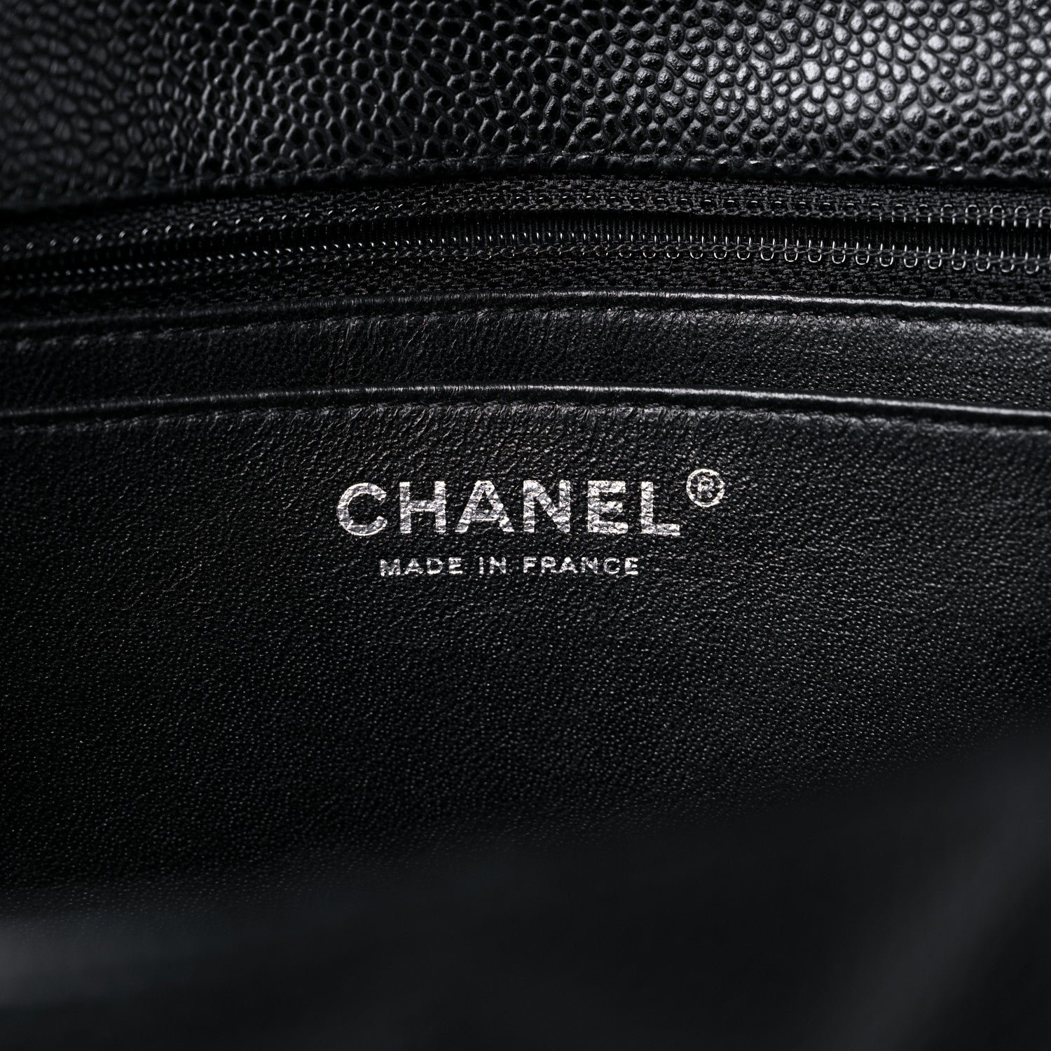 Chanel Caviar Quilted Jumbo Single Flap Black 6 of 14