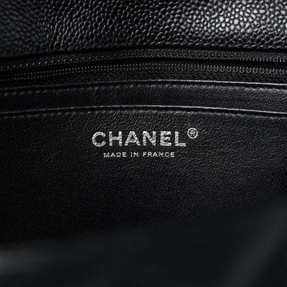 Chanel Caviar Quilted Jumbo Single Flap Black 6 of 14