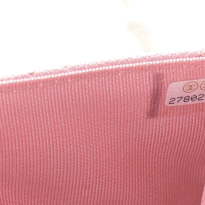 Chanel Iridescent Caviar Quilted Wallet on Chain WOC Pink 7 of 11