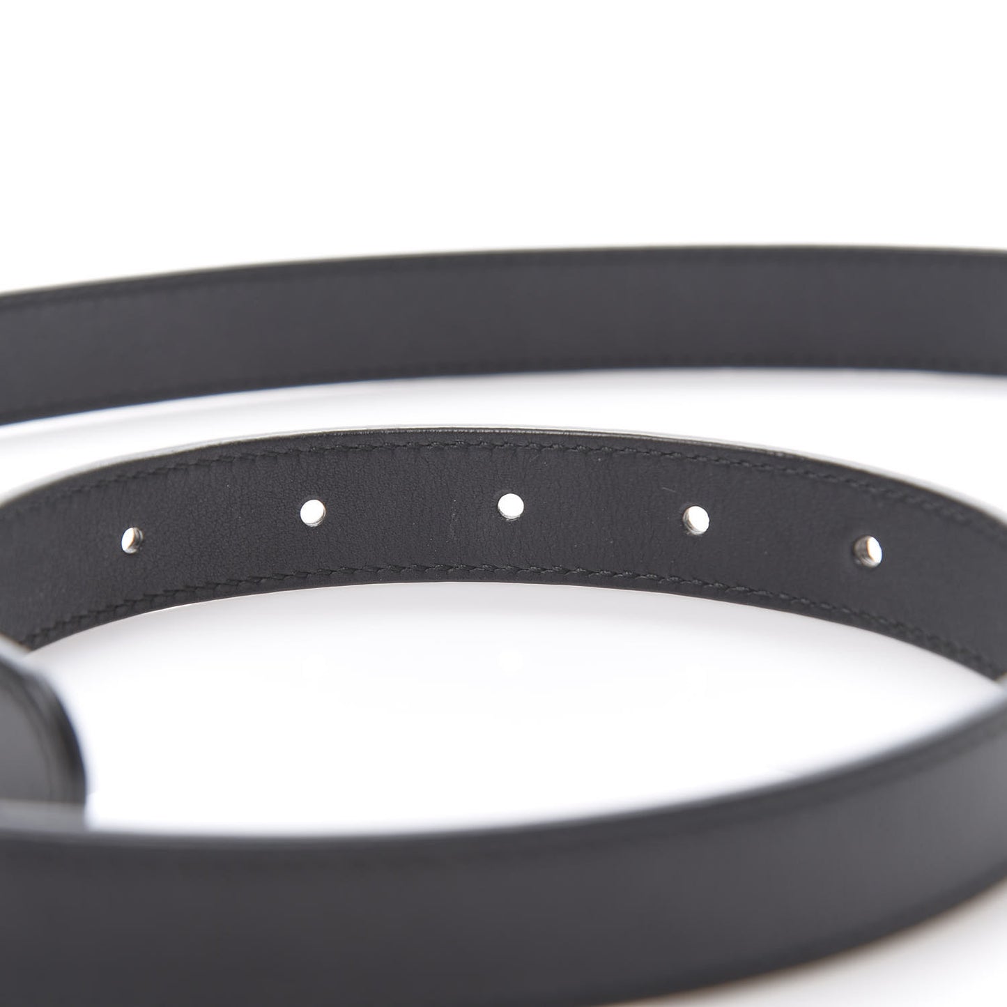 Calfskin Double G 20mm Belt 85 34 Black