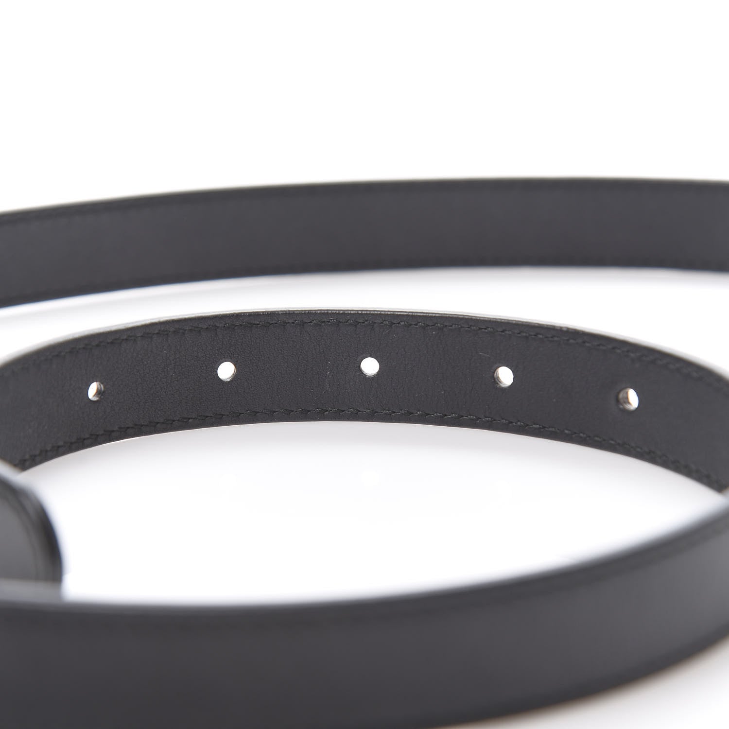 Gucci Calfskin Double G 20mm Belt 85 34 Black 5 of 5