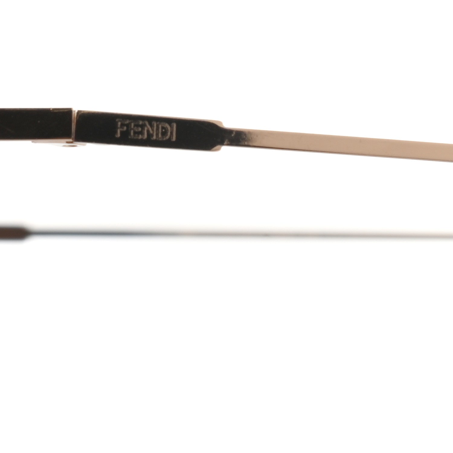 Fendi Cut-Eye Sunglasses FF 0341/S Gold Yellow 7 of 7