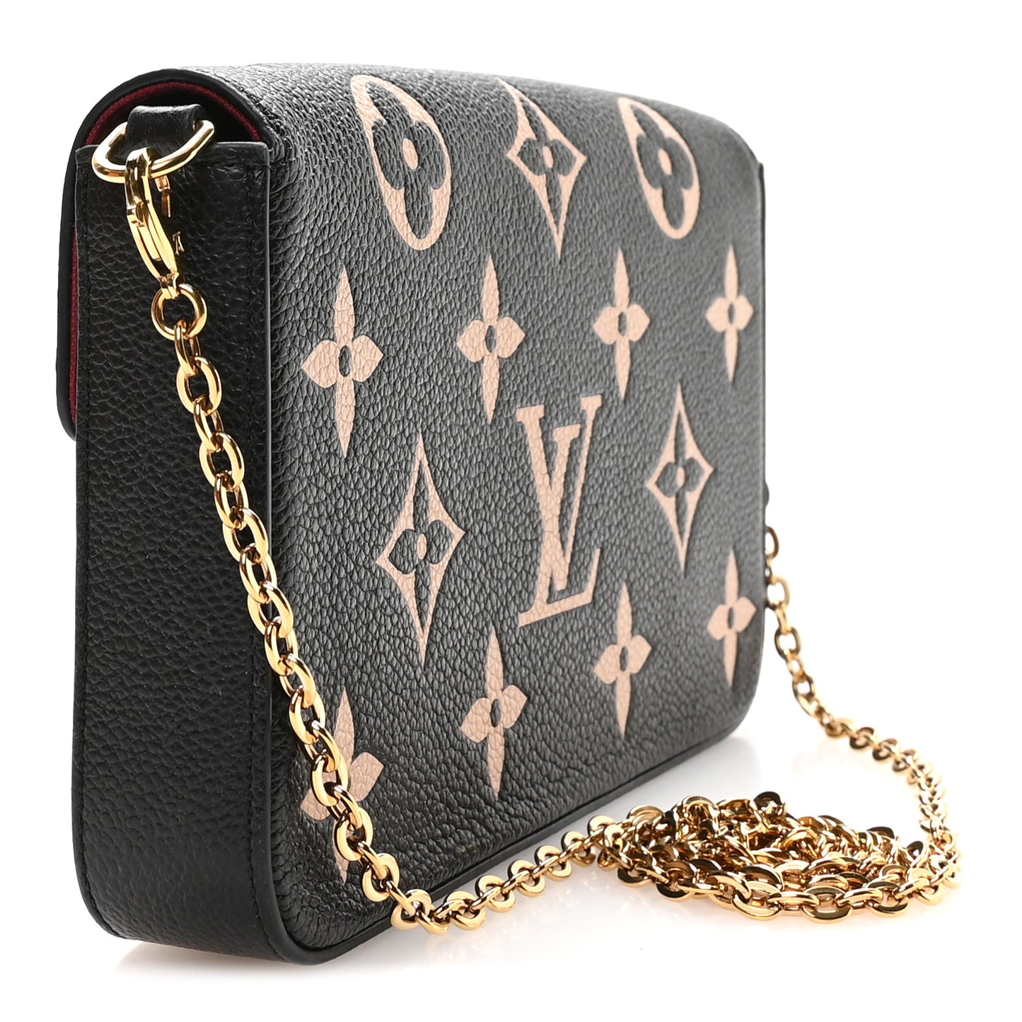 Empreinte Monogram Giant Felicie Pochette Black Beige