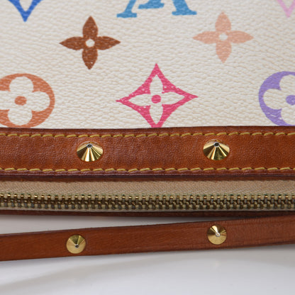 Louis Vuitton Monogram Multicolor Pochette Accessories White 11 of 14