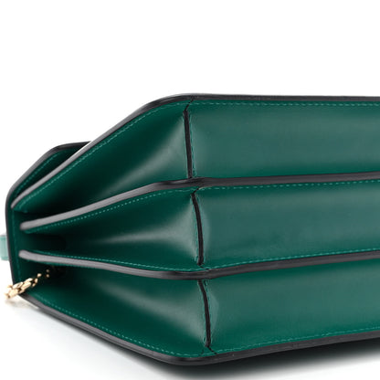 Bulgari Calfskin Serpenti Forever Top Handle Emerald Green 9 of 14