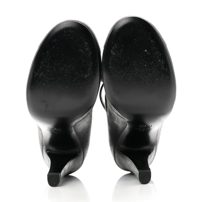 Chanel Buffalo Glitter Crystal Star Pumps 39 Black 5 of 12