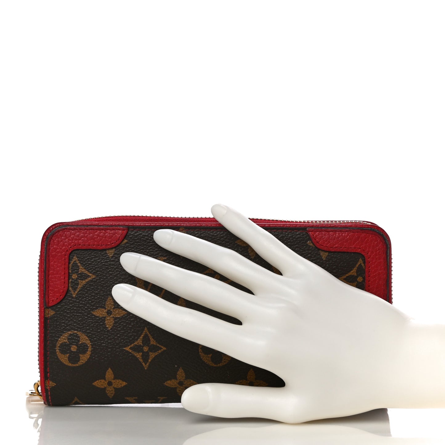 Monogram Retiro Zippy Wallet Cherry