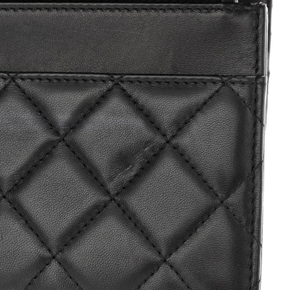 Chanel Lambskin Quilted Wallet On Chain WOC Black 15 of 16
