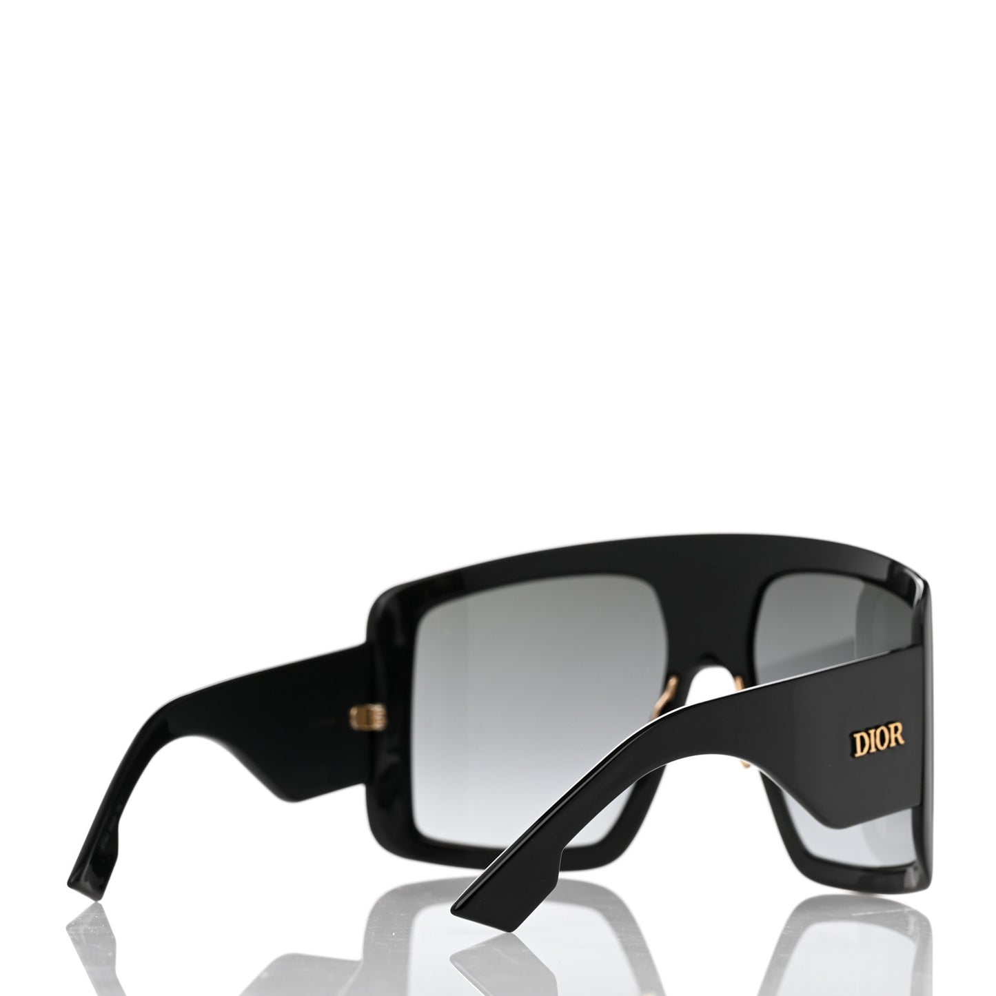 Acetate DiorSo Light 1 Shield Sunglasses Black