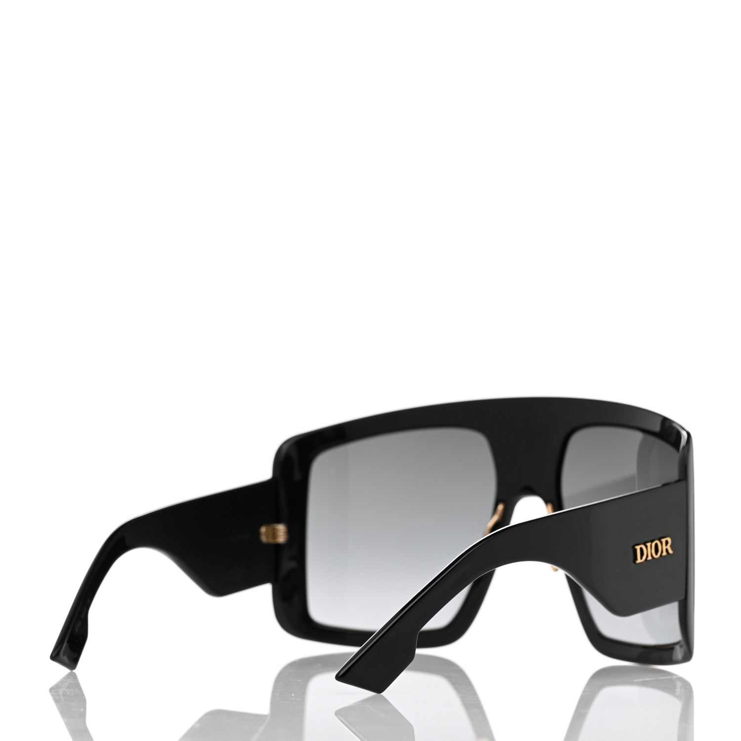 Christian Dior Acetate DiorSo Light 1 Shield Sunglasses Black 4 of 9
