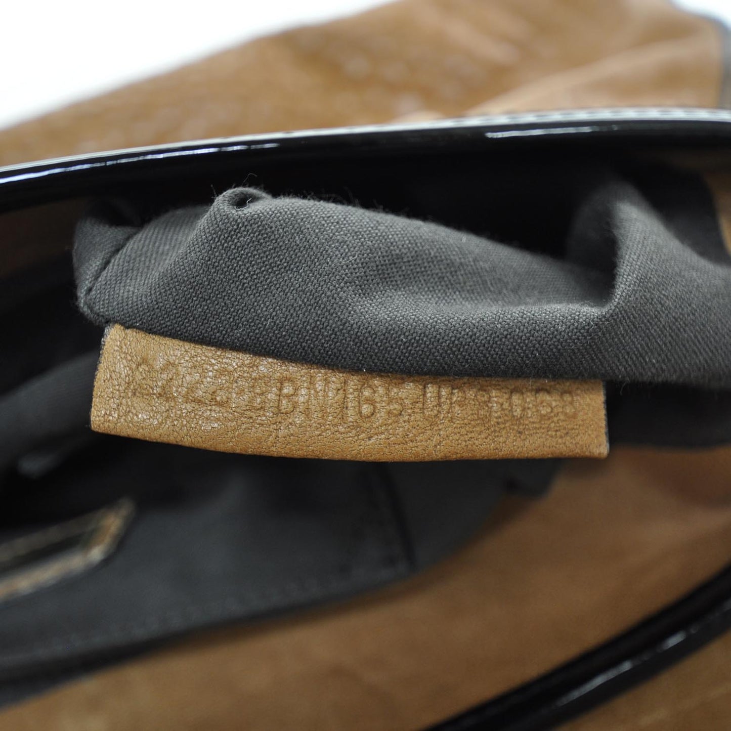 Nappa Patent B Bag Osso Black