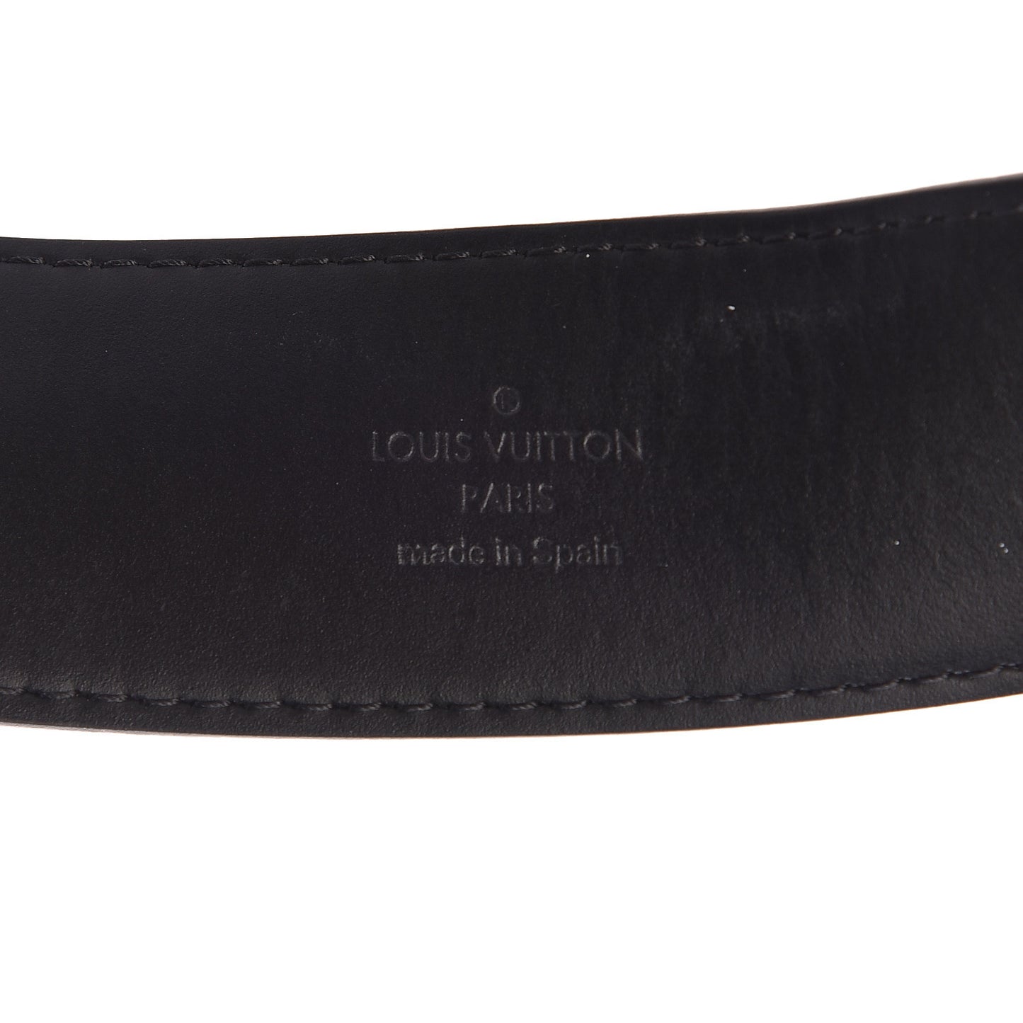 Damier Graphite LV Initiales Belt 90 36
