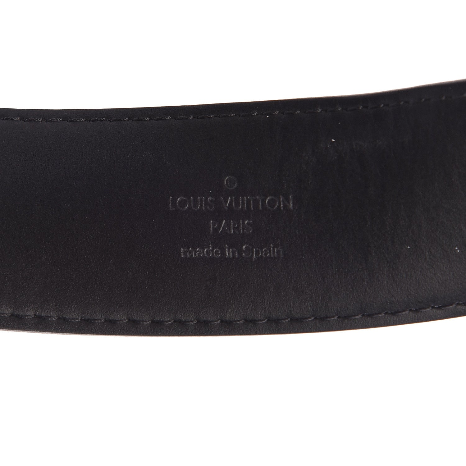 Louis Vuitton Damier Graphite LV Initiales Belt 90 36 4 of 14