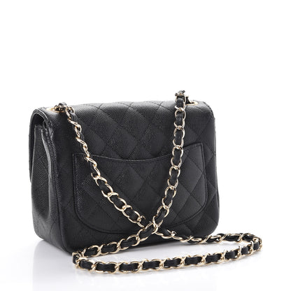 Chanel Caviar Quilted Mini Square Flap Black 3 of 7