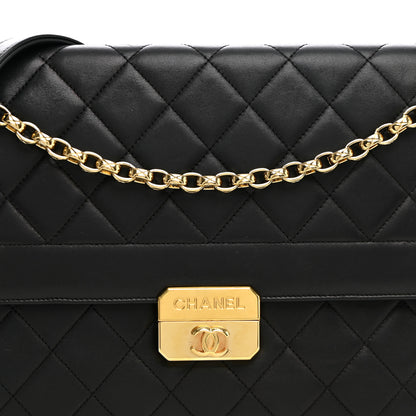 Chanel Lambskin Quilted Large Chic With Me Flap Black 7 of 9