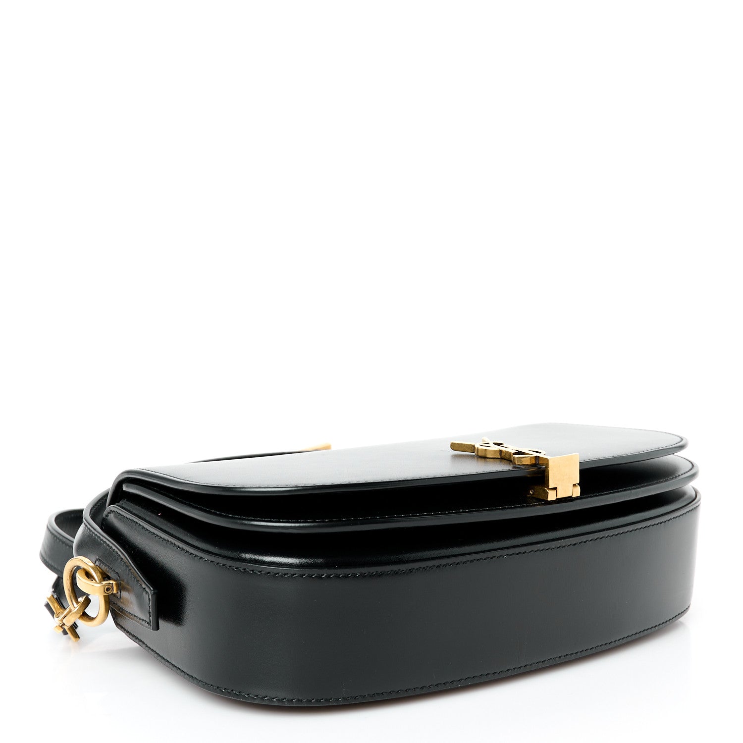 Saint Laurent Box Calfskin Voltaire Top Handle Crossbody Bag Black 4 of 11