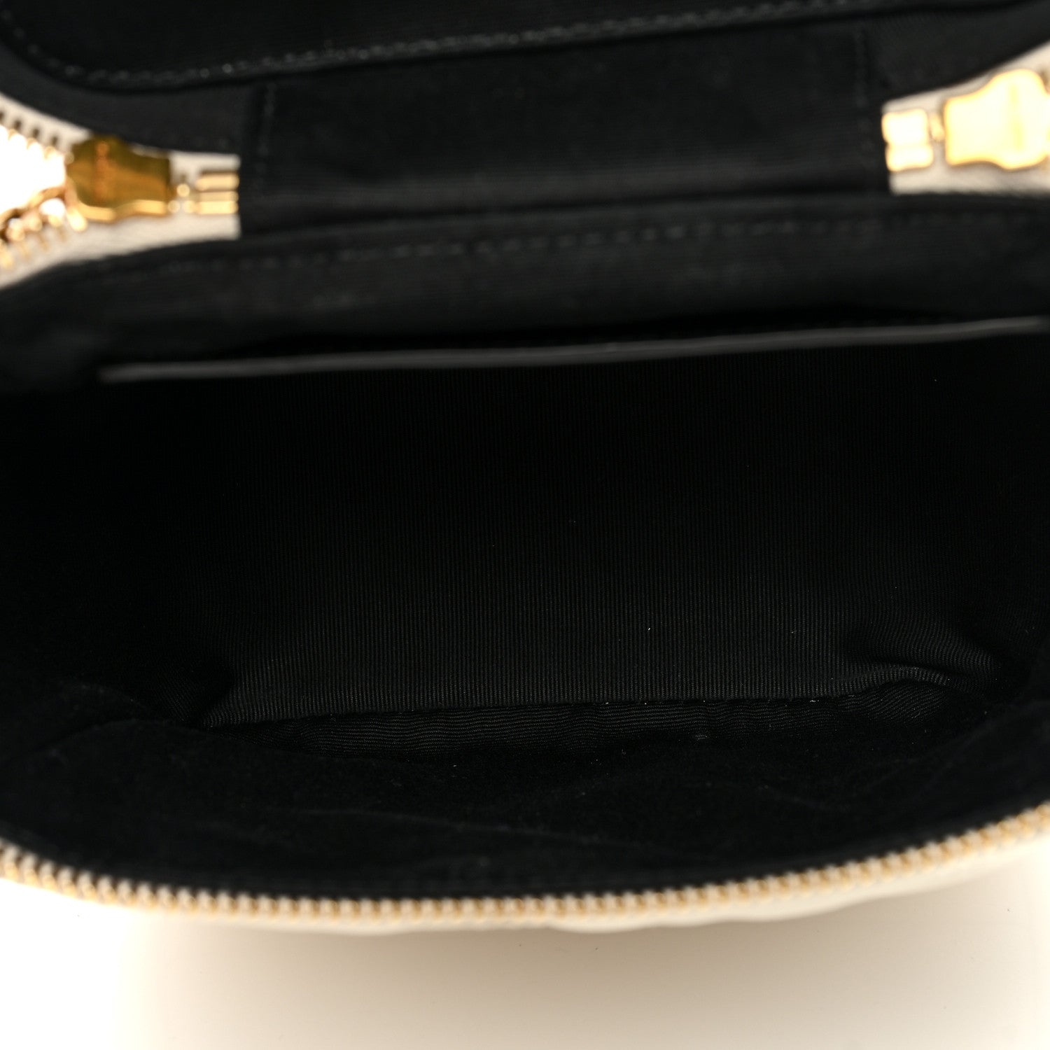 Saint Laurent Grain de Poudre Quilted 80's Vanity Bag Crema Soft 5 of 8