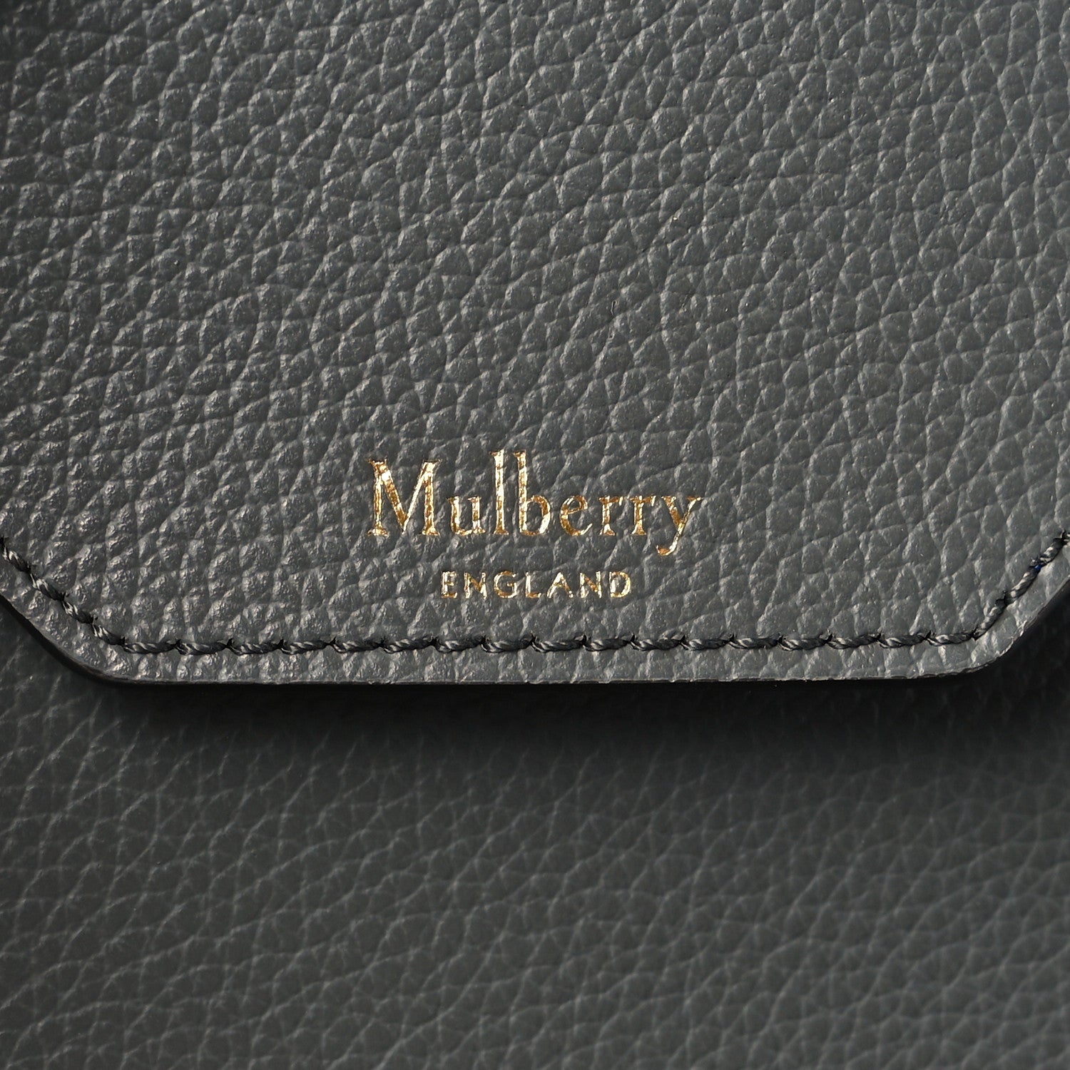 Mulberry Small Classic Grain Bayswater Tote Charcoal 7 of 9