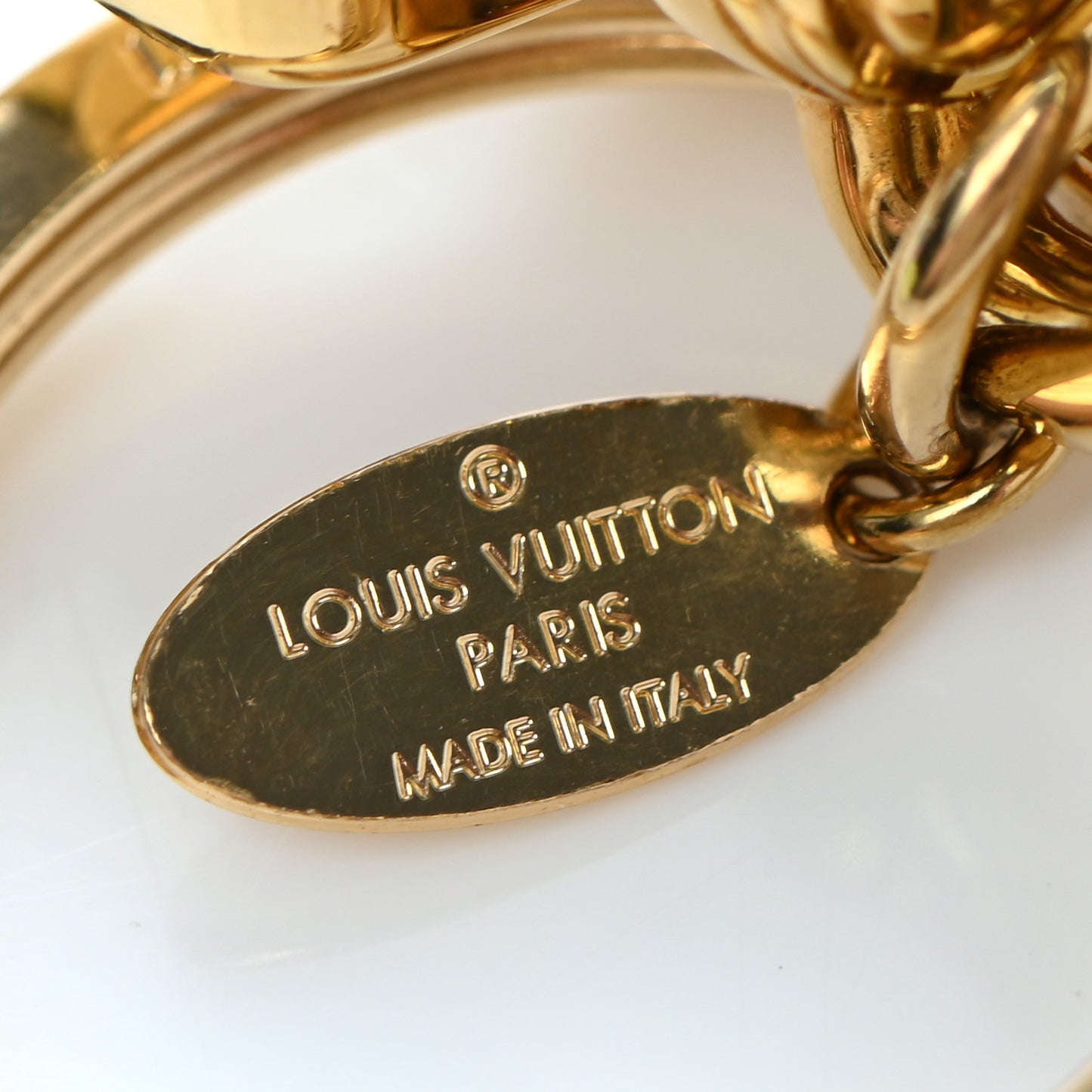 Monogram Flowering Bag Charm Key Ring