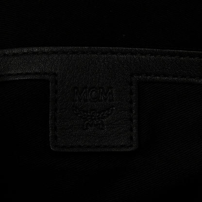 MCM Visetos Medium Side Studs Stark Backpack Black 6 of 11
