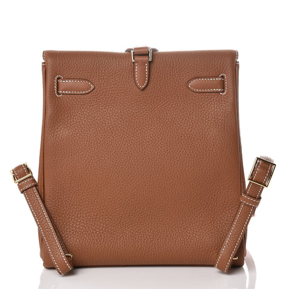 Hermes Togo Kelly Ado Backpack Gold 4 of 31