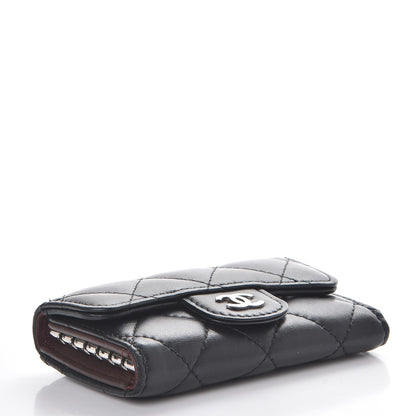 Chanel Lambskin Quilted 6 Key Holder Black 4 of 9