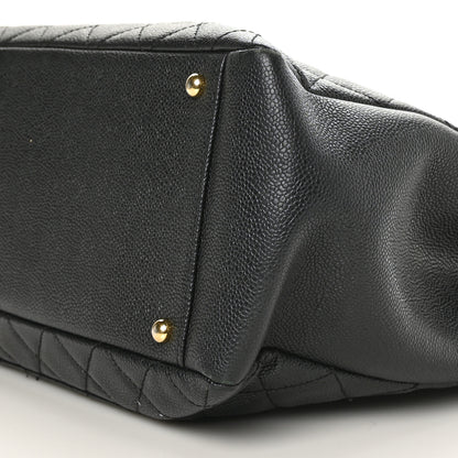 Chanel Caviar Quilted XL Grand Shopping Tote GST Black 11 of 11