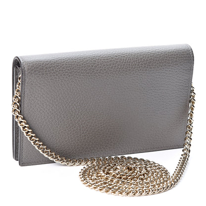 Gucci Dollar Calfskin Medium Betty Chain Wallet Loess 2 of 9