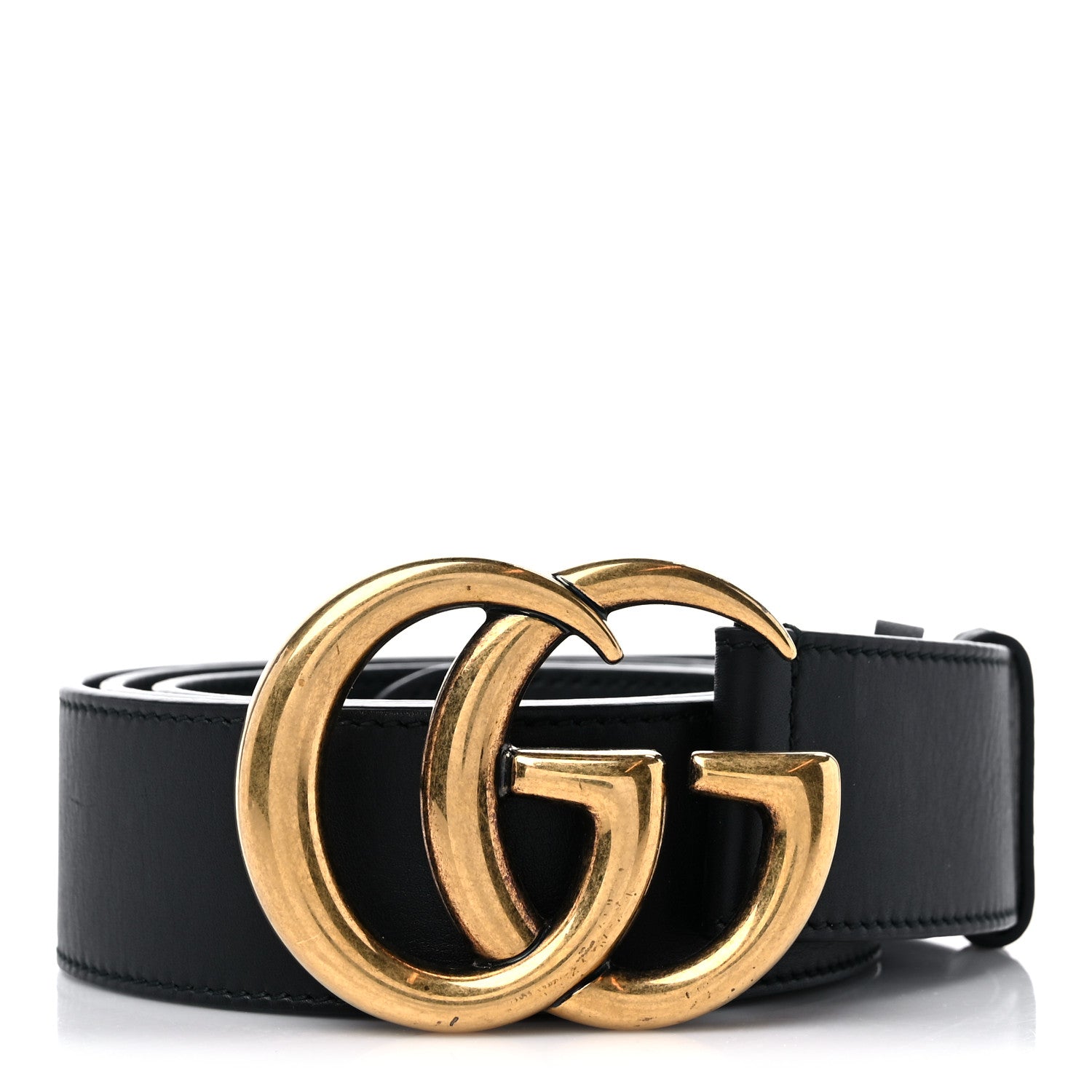 Gucci Calfskin Double G 40mm Belt 100 40 Black 1 of 6