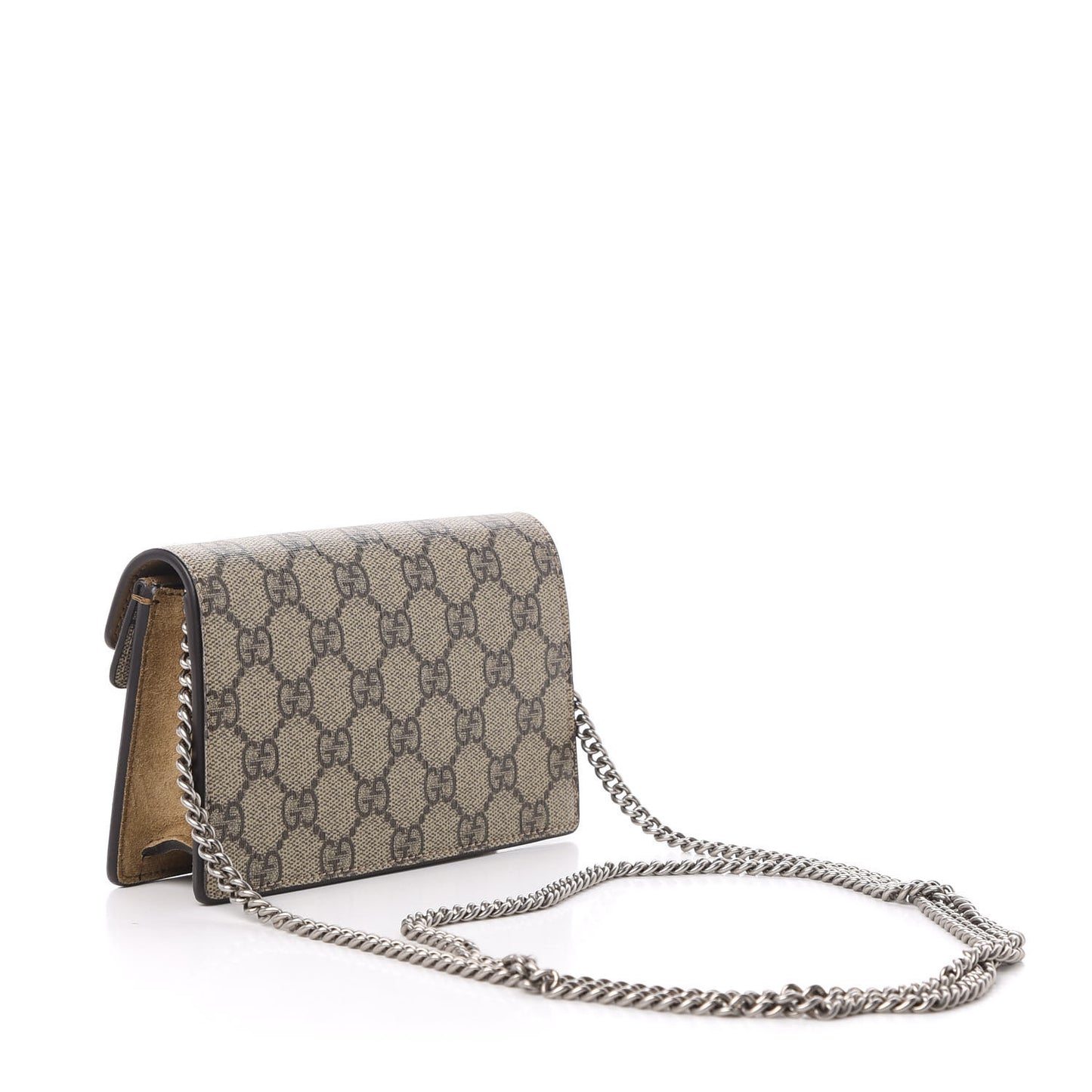 GG Supreme Monogram Super Mini Dionysus Shoulder Bag Taupe