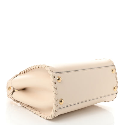 Fendi Nappa Interlace Mini Peekaboo Iconic Satchel Camelia 4 of 10