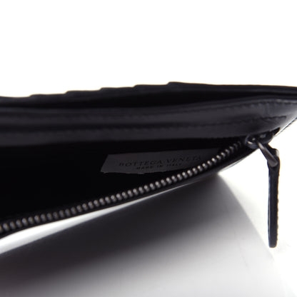 Bottega Veneta Calfskin Intrecciato Card Case Black 7 of 9