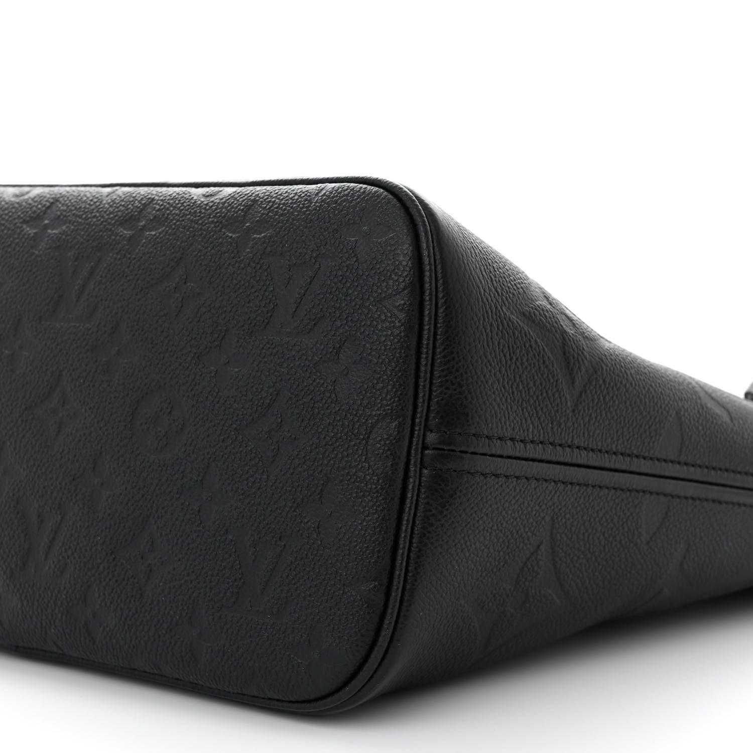 Louis Vuitton Empreinte Monogram Giant Neverfull MM Black 11 of 12