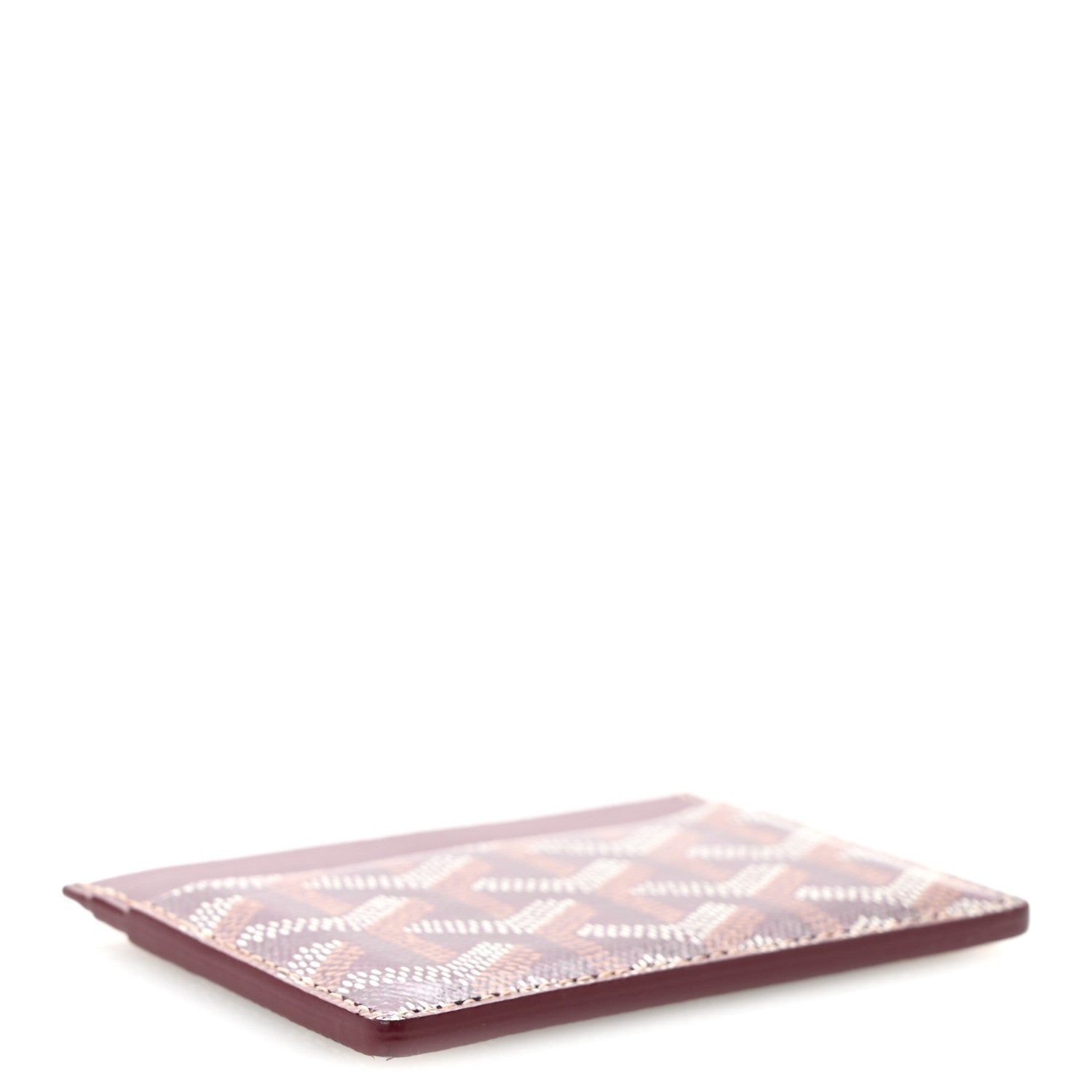 Goyard Goyardine Saint Sulpice Card Holder Bordeaux 4 of 8