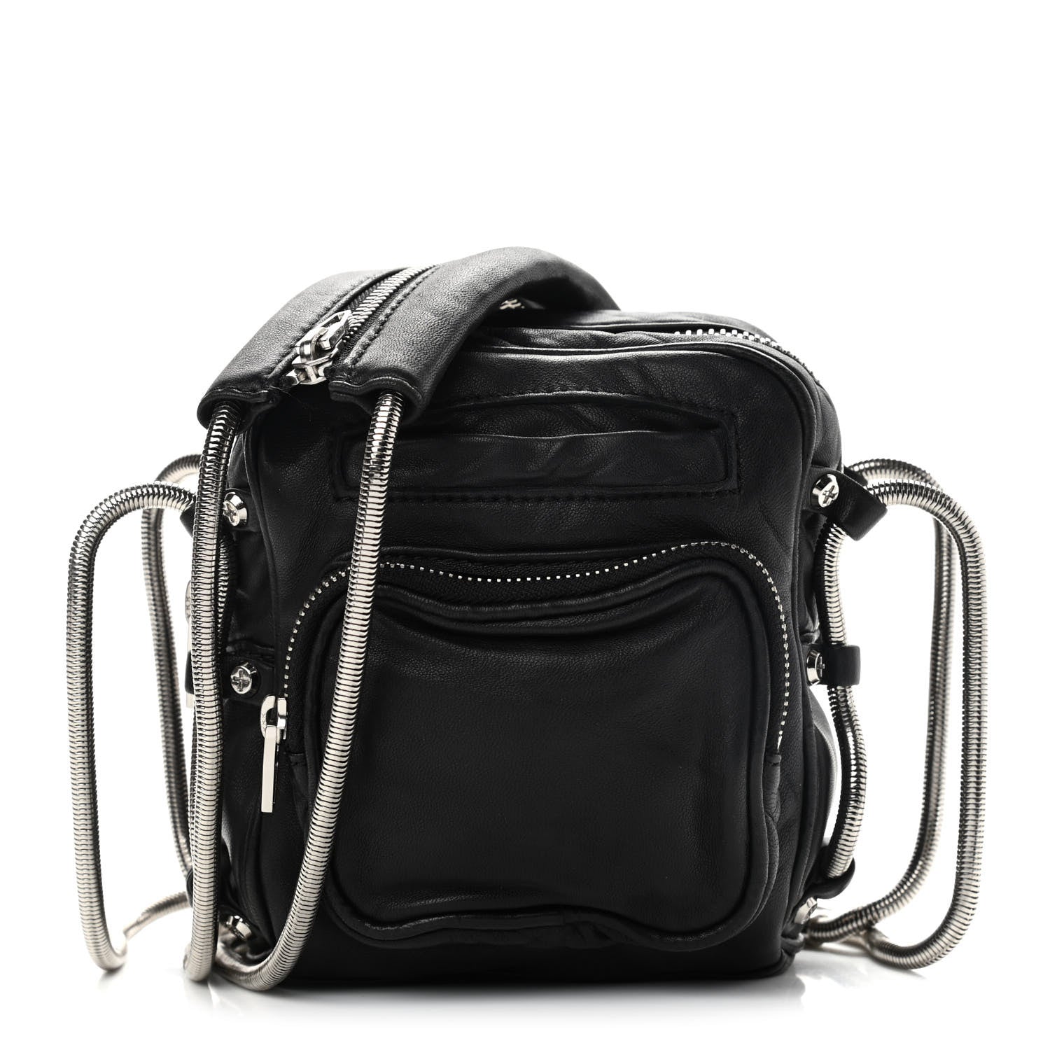 Alexander Wang Lambskin Mini Brenda Chain Camera Bag Black 1 of 9