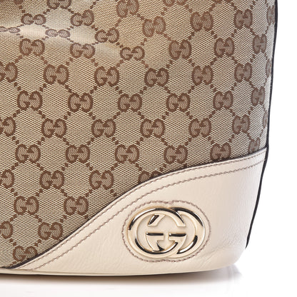Gucci Monogram Medium New Britt Hobo Off White 10 of 10