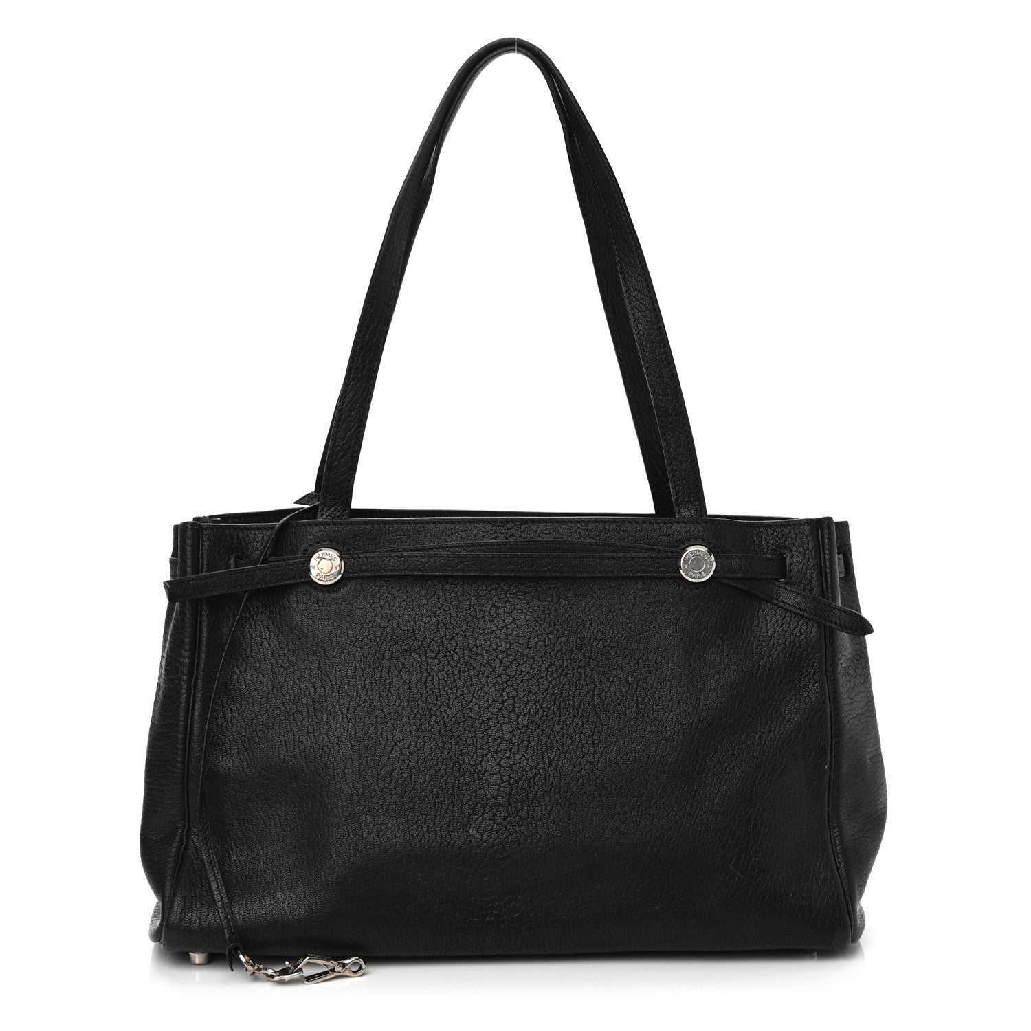 Hermes Chevre de Coromandel Cabana Tote Black 1 of 12