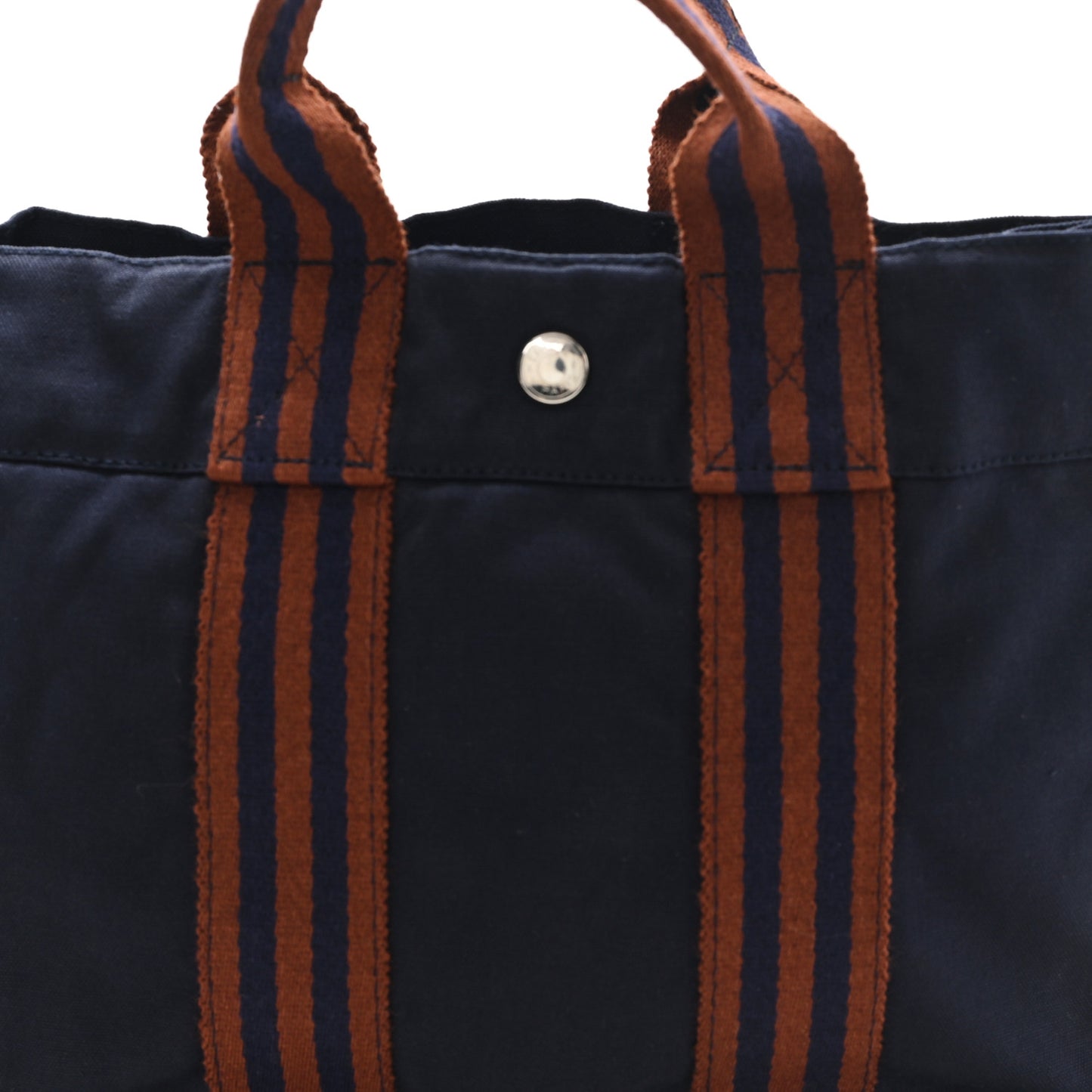 Canvas Tout Fourre PM Navy Brown