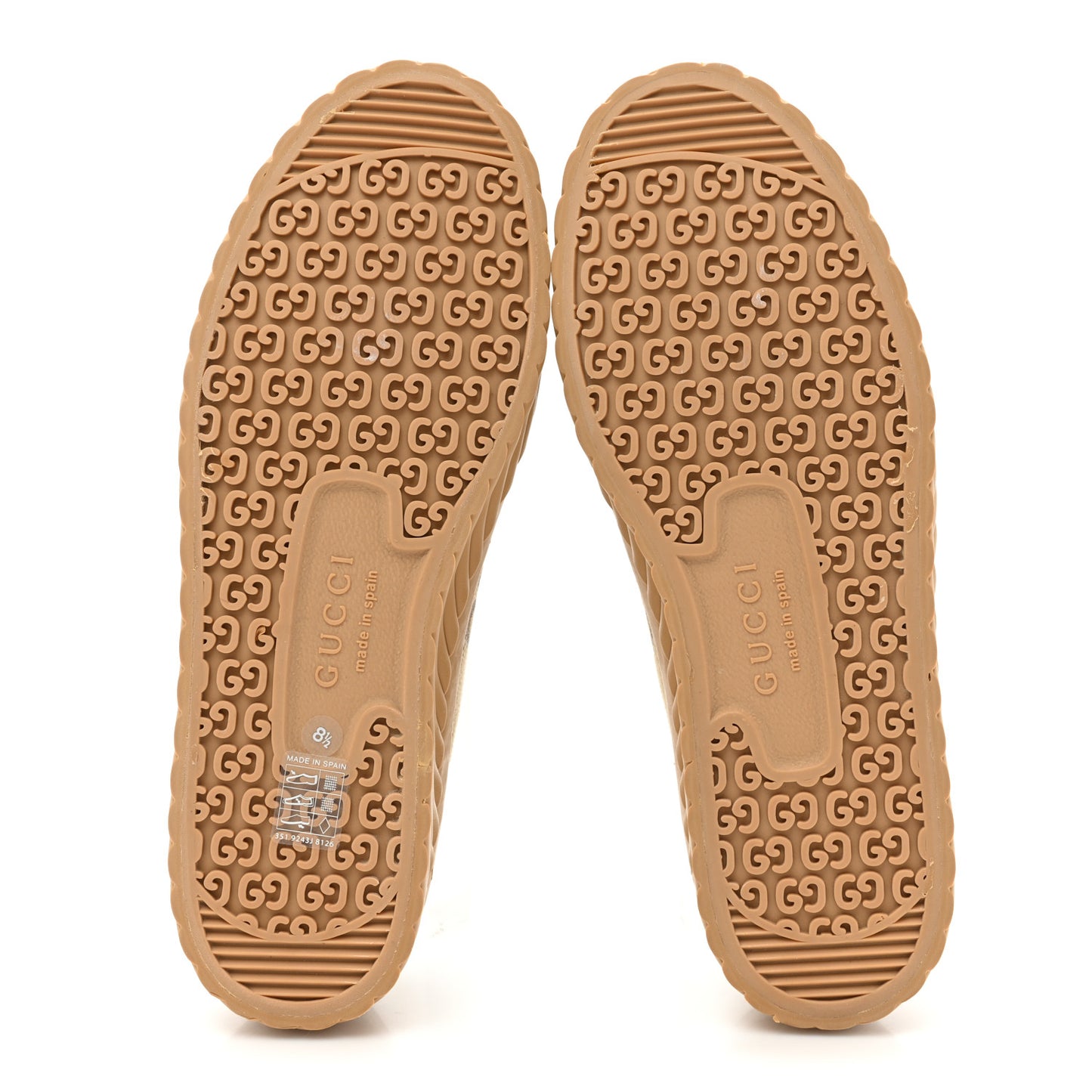 Monogram Jumbo GG New Lace Papin Mens Tortuga Low Top Sneakers 8.5 Camel Ebony Black
