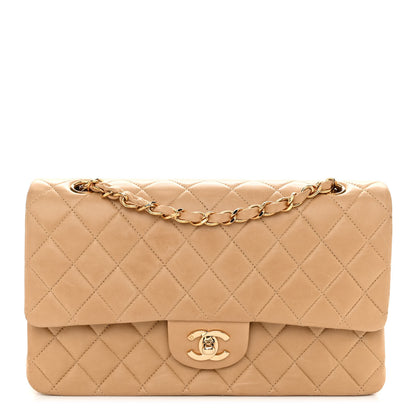 Chanel Lambskin Quilted Small Double Flap Beige 1 of 11