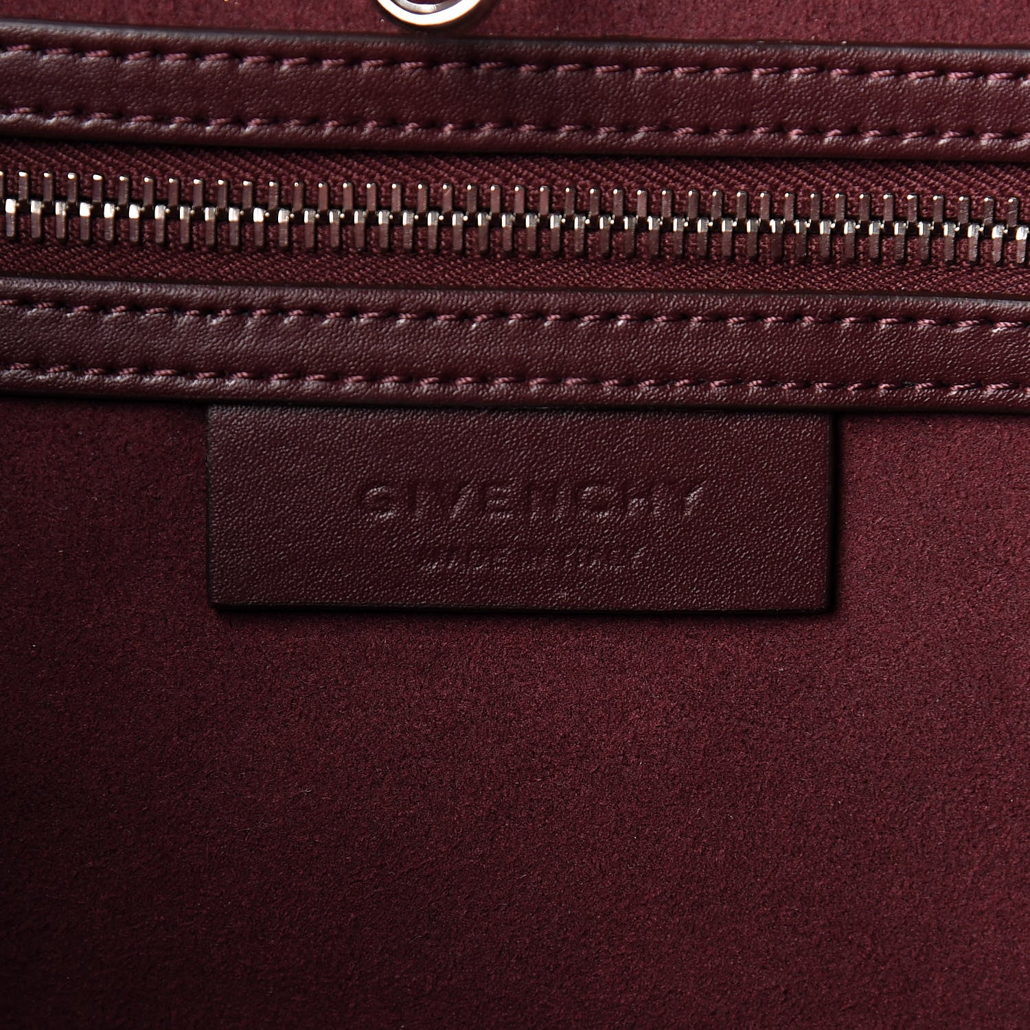 Givenchy Calfskin Large Whipstitch Antigona Tote Oxblood 6 of 14